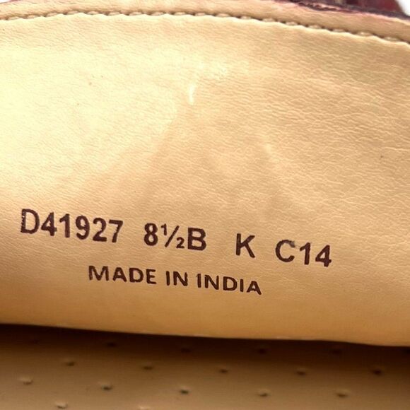 Cole Haan Leather Snakeskin Print Driver - Picture 11 of 11